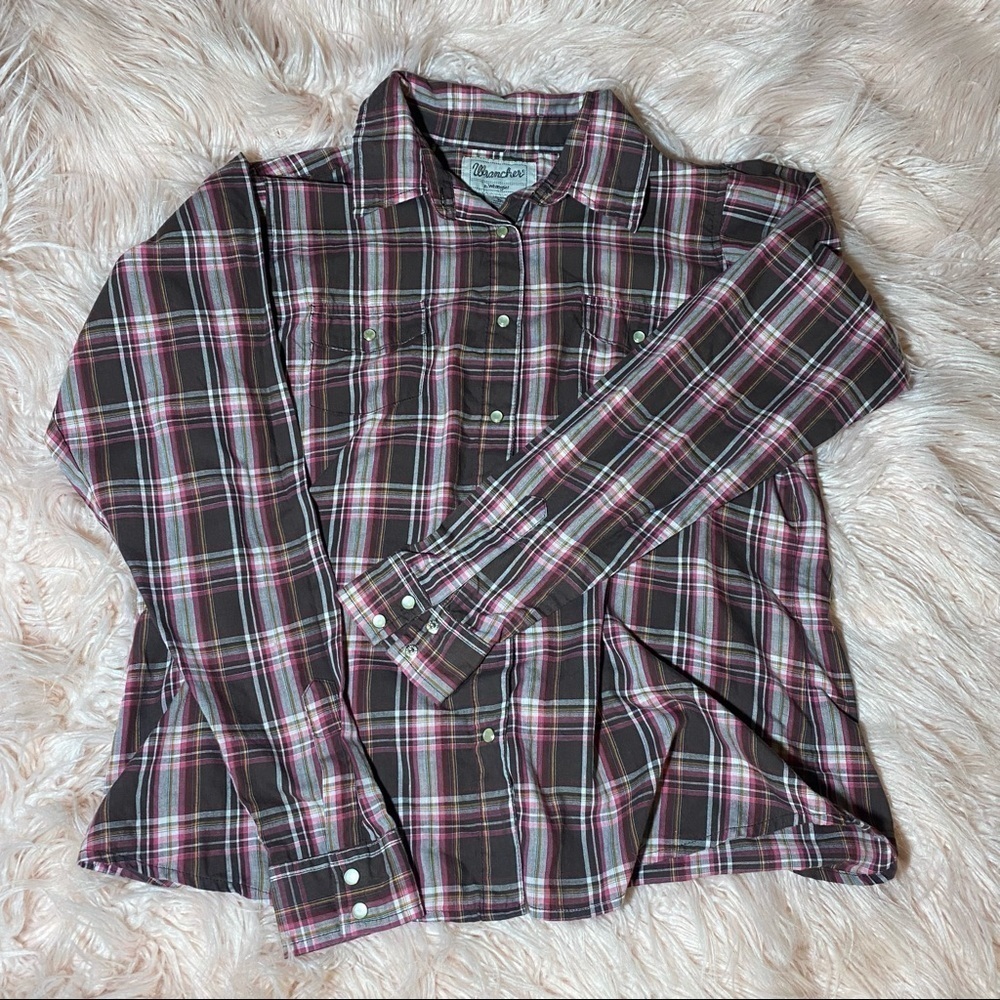 Wrangler Wrancher Ladies XL Pearl Snap